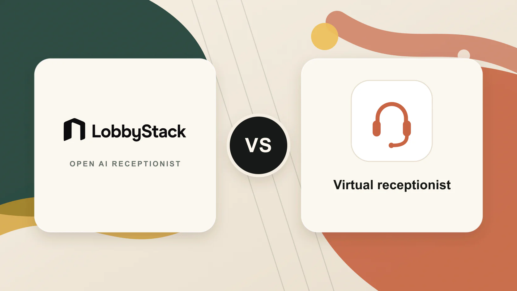 AI telephone system and human headset sharing an incoming business call
